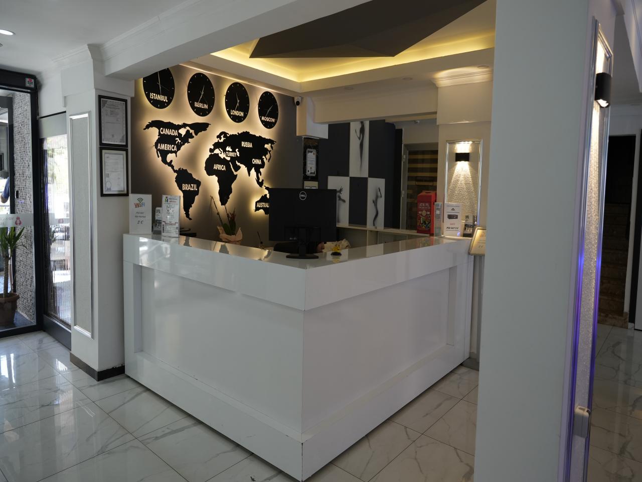 Miss Cleopatra Hotel resepsiyon
